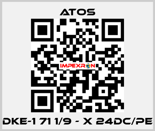 DKE-1 71 1/9 - X 24DC/PE Atos