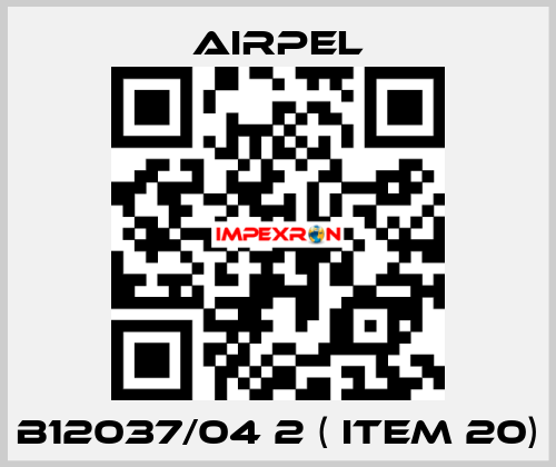 B12037/04 2 ( ITEM 20) Airpel