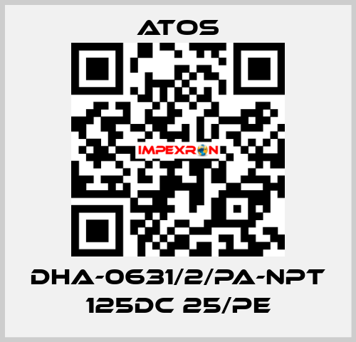 DHA-0631/2/PA-NPT 125DC 25/PE Atos