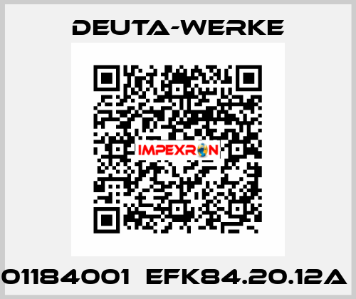 01184001  EFK84.20.12a  Deuta-Werke