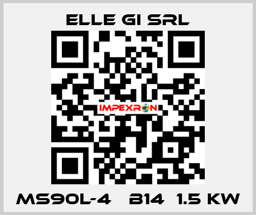 MS90L-4   B14  1.5 KW ELLE GI SRL