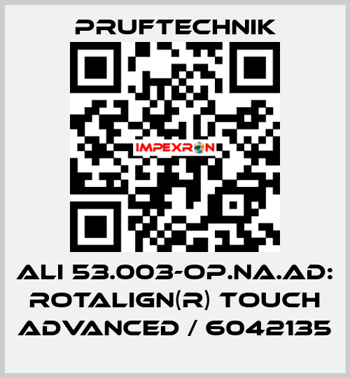 ALI 53.003-OP.NA.AD: ROTALIGN(R) touch ADVANCED / 6042135 Pruftechnik