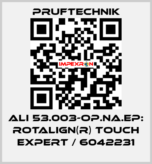 ALI 53.003-OP.NA.EP: ROTALIGN(R) touch EXPERT / 6042231 Pruftechnik
