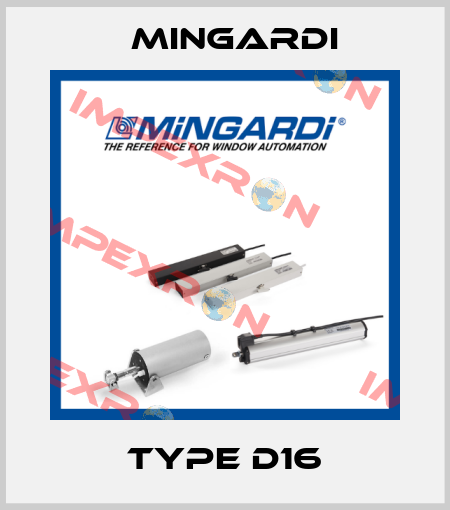 Type D16 Mingardi