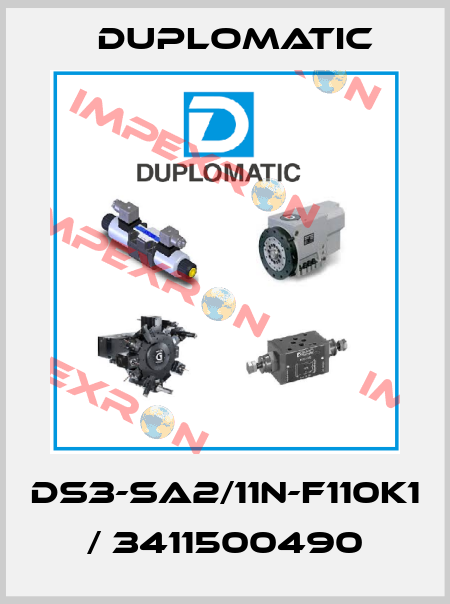 DS3-SA2/11N-F110K1 110 VAC-60Hz  Duplomatic