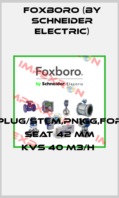 PLUG/STEM,PN1GG,FOR SEAT 42 MM KVS 40 M3/H  Foxboro (by Schneider Electric)