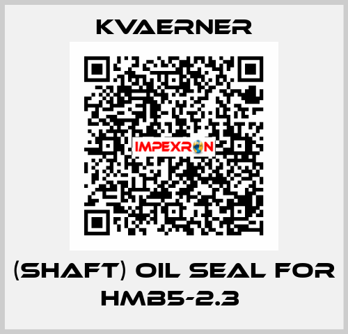 (SHAFT) OIL SEAL FOR HMB5-2.3  KVAERNER