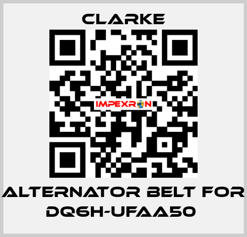 Alternator Belt for DQ6H-UFAA50  Clarke