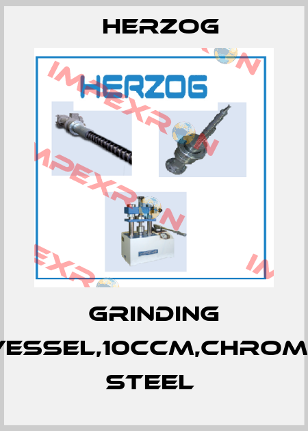 Grinding vessel,10ccm,chrome steel  Herzog