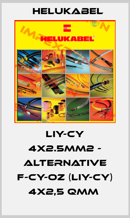 LiY-CY 4x2.5mm2 - alternative F-CY-OZ (LiY-CY) 4x2,5 qmm  Helukabel