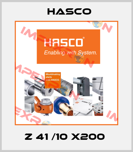 Z 41 /10 X200  Hasco