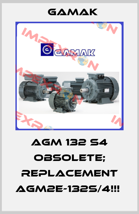 AGM 132 S4 OBSOLETE; REPLACEMENT AGM2E-132S/4!!!  Gamak