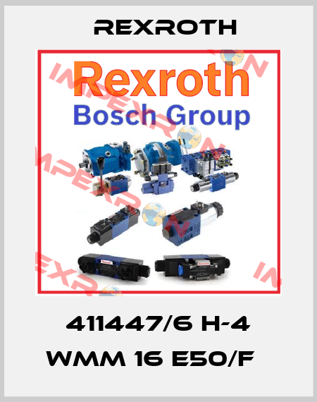 411447/6 H-4 WMM 16 E50/F   Rexroth