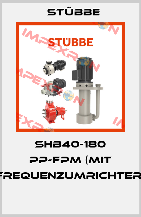 SHB40-180 PP-FPM (mit Frequenzumrichter)  Stübbe