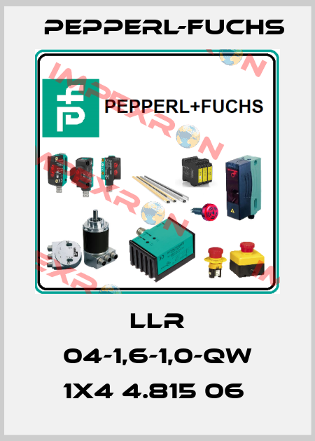 LLR 04-1,6-1,0-QW 1x4 4.815 06  Pepperl-Fuchs