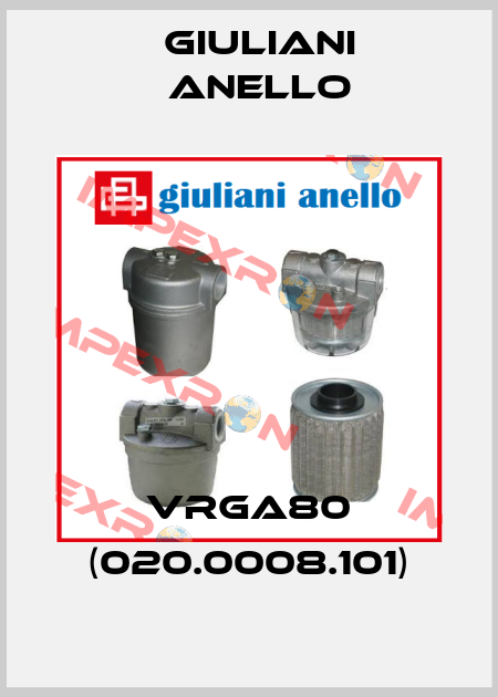 VRGA80 (020.0008.101) Giuliani Anello