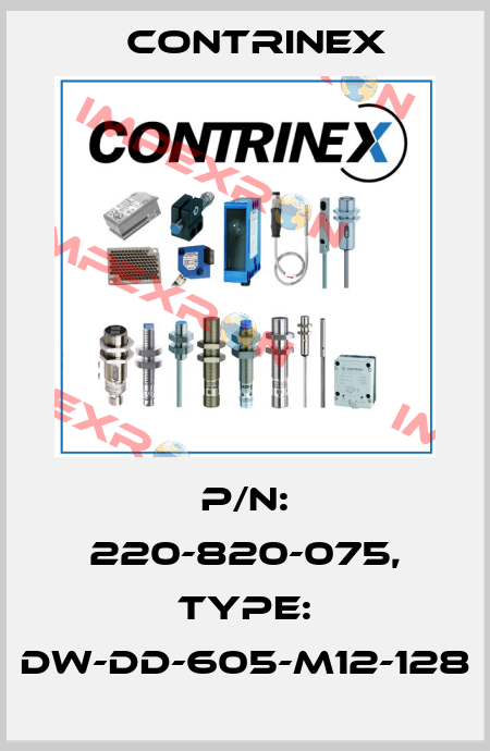 p/n: 220-820-075, Type: DW-DD-605-M12-128 Contrinex