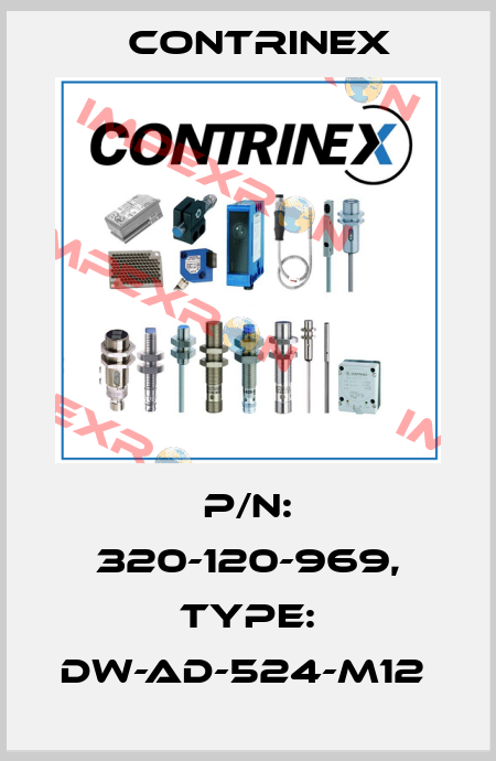 P/N: 320-120-969, Type: DW-AD-524-M12  Contrinex
