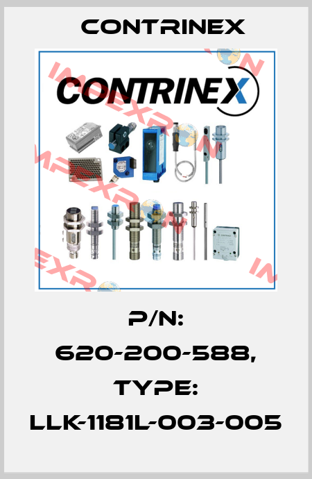 p/n: 620-200-588, Type: LLK-1181L-003-005 Contrinex