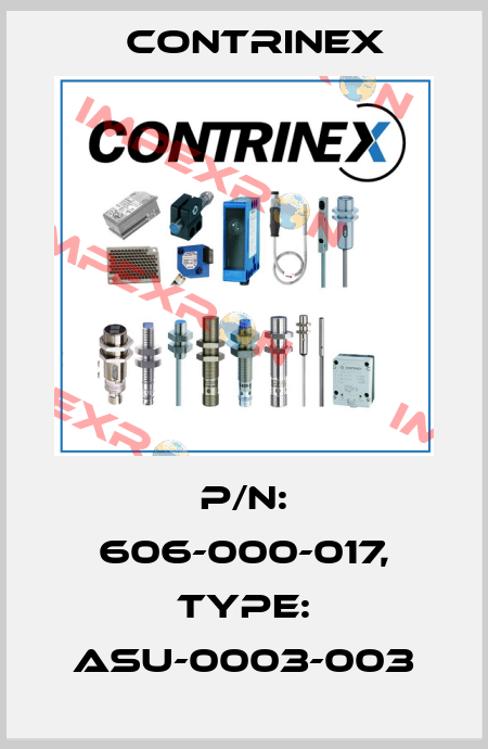 p/n: 606-000-017, Type: ASU-0003-003 Contrinex