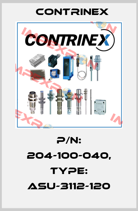 p/n: 204-100-040, Type: ASU-3112-120 Contrinex