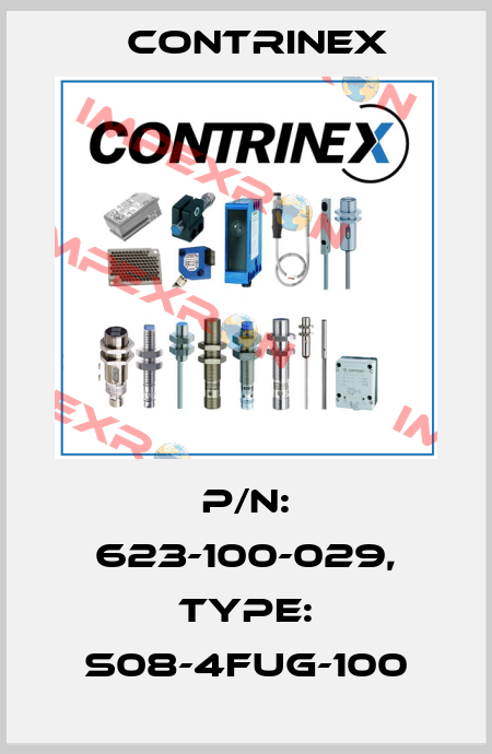 p/n: 623-100-029, Type: S08-4FUG-100 Contrinex