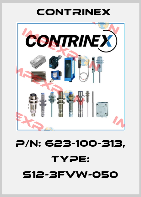 p/n: 623-100-313, Type: S12-3FVW-050 Contrinex