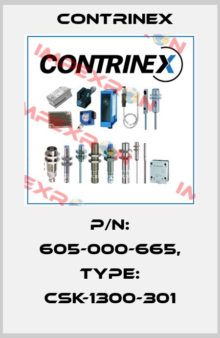 p/n: 605-000-665, Type: CSK-1300-301 Contrinex