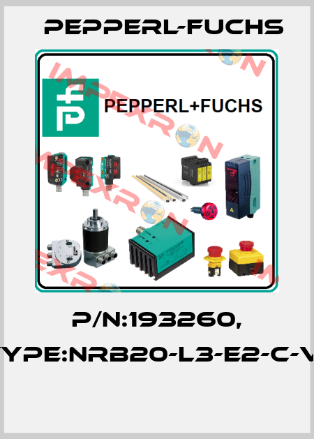 P/N:193260, Type:NRB20-L3-E2-C-V1  Pepperl-Fuchs