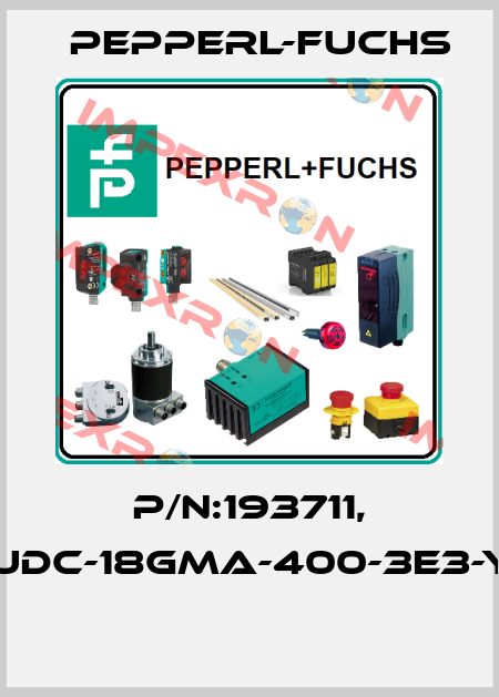 P/N:193711, Type:UDC-18GMA-400-3E3-Y193711  Pepperl-Fuchs
