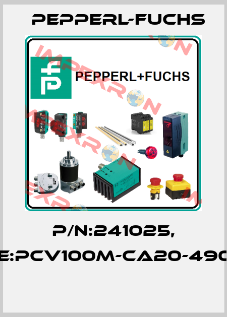 P/N:241025, Type:PCV100M-CA20-490000  Pepperl-Fuchs