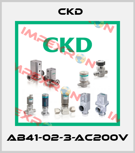 AB41-02-3-AC200V Ckd
