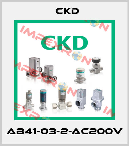 AB41-03-2-AC200V Ckd