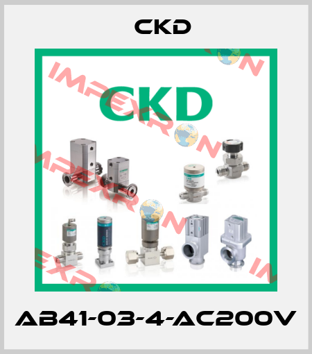 AB41-03-4-AC200V Ckd