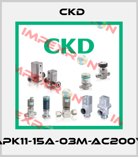 APK11-15A-03M-AC200V Ckd