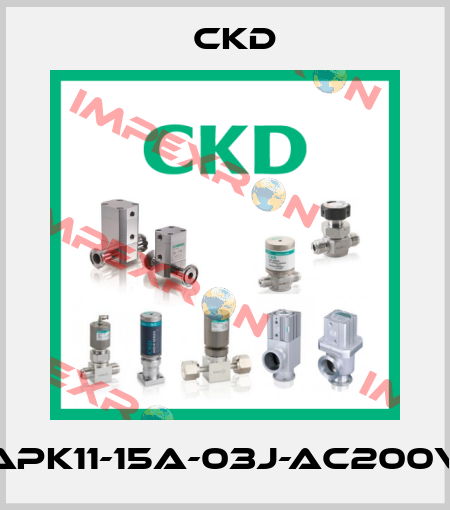 APK11-15A-03J-AC200V Ckd