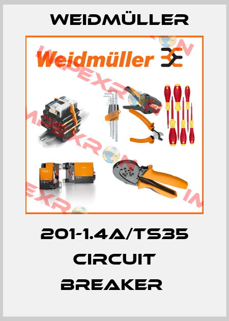 201-1.4A/TS35 CIRCUIT BREAKER  Weidmüller