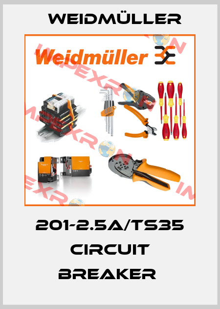 201-2.5A/TS35 CIRCUIT BREAKER  Weidmüller