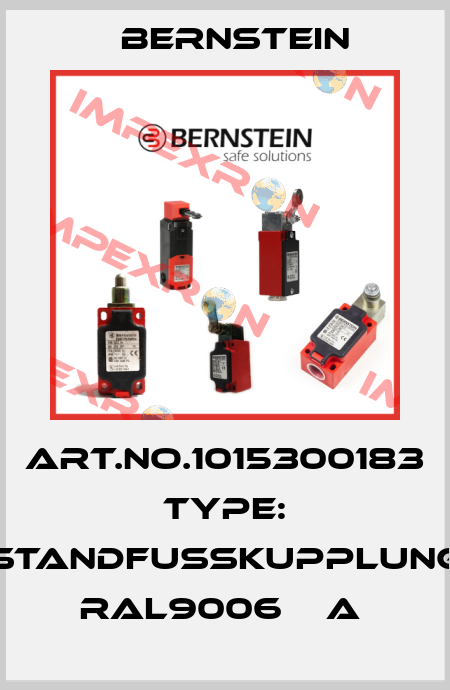 Art.No.1015300183 Type: STANDFUSSKUPPLUNG RAL9006    A  Bernstein