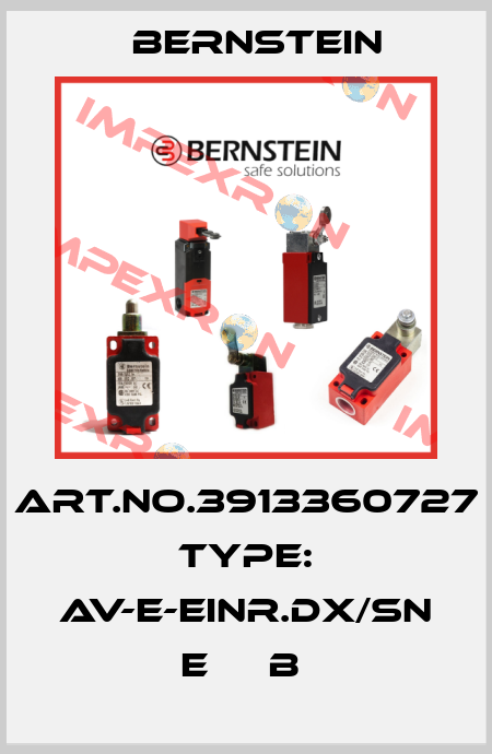 Art.No.3913360727 Type: AV-E-EINR.DX/SN        E     B  Bernstein