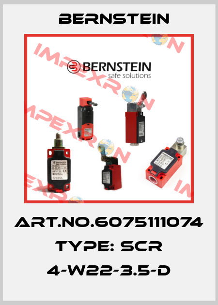 Art.No.6075111074 Type: SCR 4-W22-3.5-D Bernstein