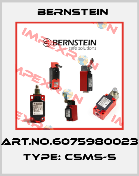 Art.No.6075980023 Type: CSMS-S Bernstein