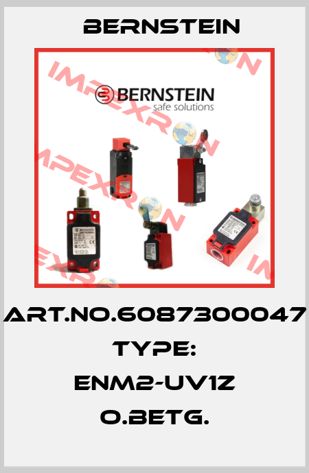 Art.No.6087300047 Type: ENM2-UV1Z O.BETG. Bernstein
