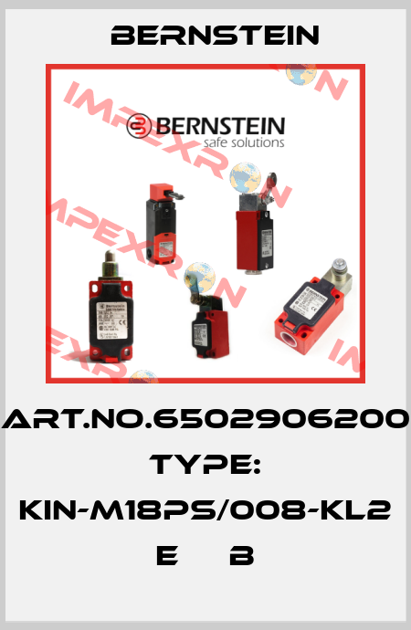Art.No.6502906200 Type: KIN-M18PS/008-KL2      E     B Bernstein