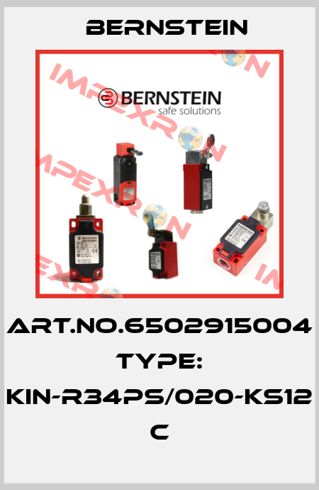 Art.No.6502915004 Type: KIN-R34PS/020-KS12           C Bernstein