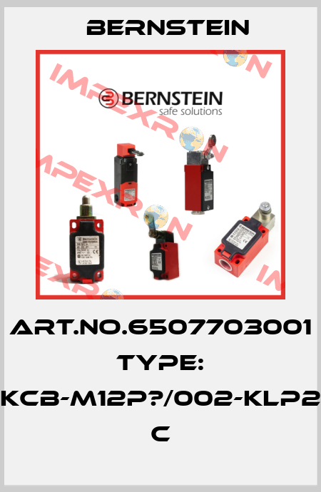 Art.No.6507703001 Type: KCB-M12P?/002-KLP2           C Bernstein