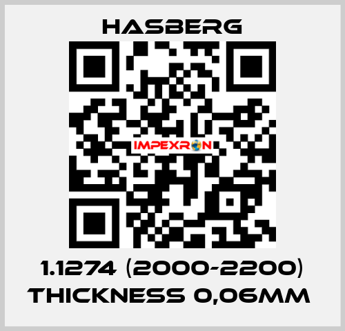 1.1274 (2000-2200) thickness 0,06mm  Hasberg