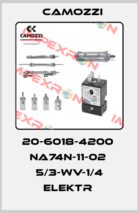 20-6018-4200  NA74N-11-02  5/3-WV-1/4 ELEKTR  Camozzi
