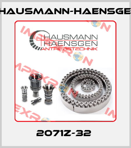 2071Z-32  Hausmann-Haensgen