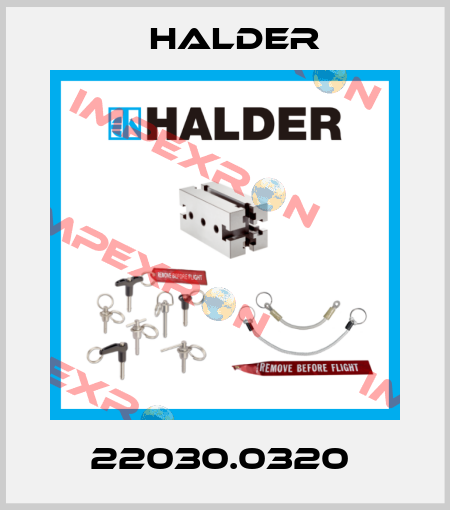 22030.0320  Halder